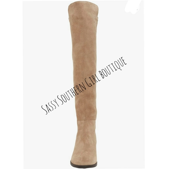 🆕⭐ Lucky Brand suede leather over knee boots - Picture 2 of 9